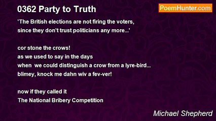 Michael Shepherd - 0362 Party to Truth