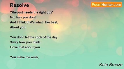 Kate Breeze - Resolve