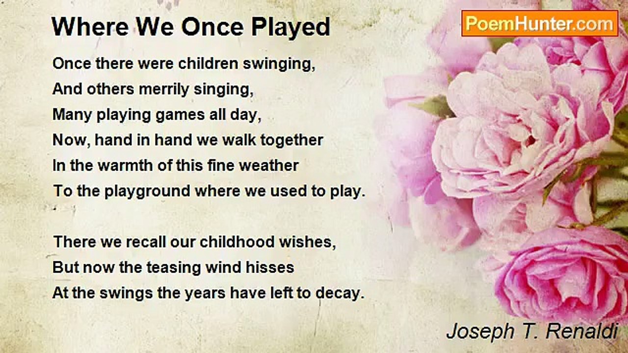 Joseph T. Renaldi - Where We Once Played