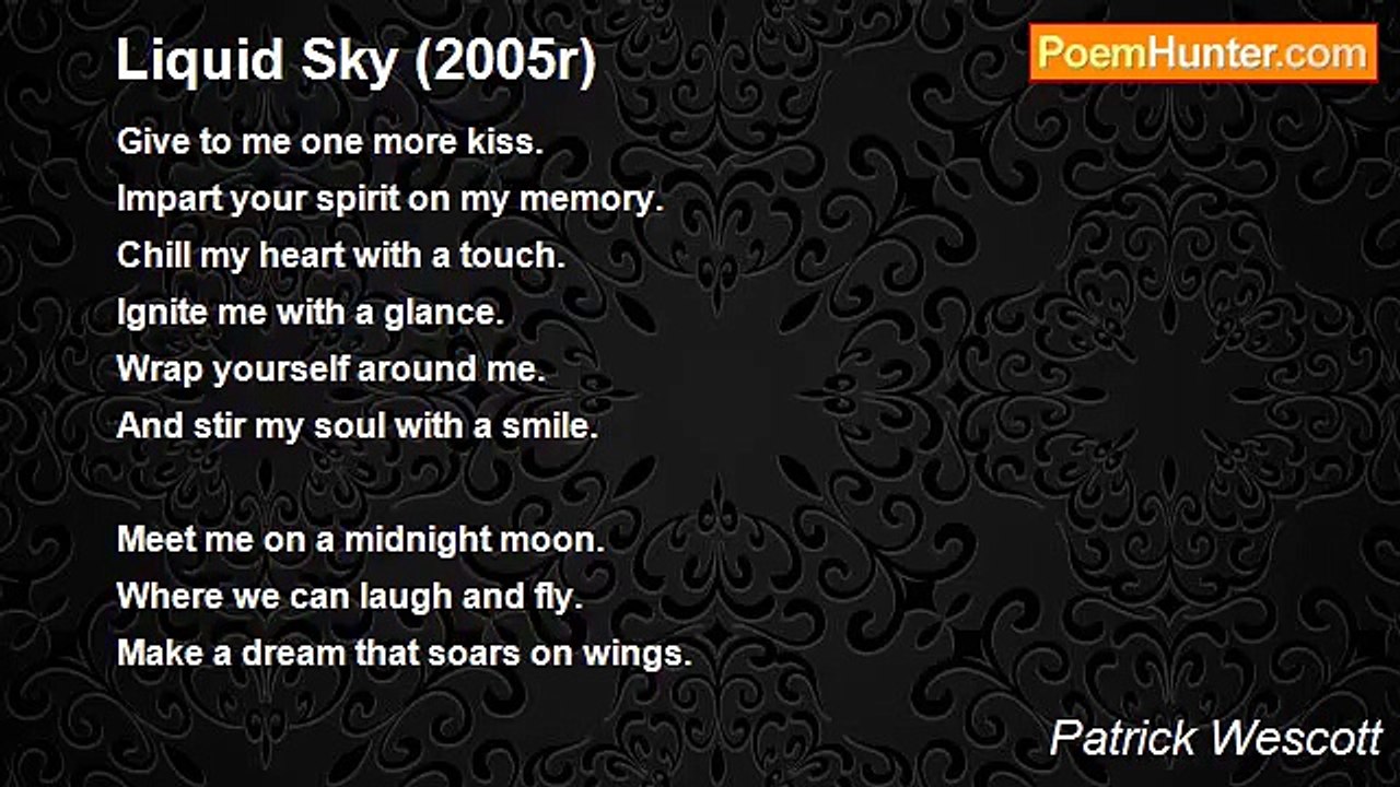 Patrick Wescott - Liquid Sky (2005r)