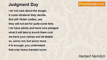 Herbert Nehrlich - Judgment Day