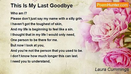 Laura Cummings - This Is My Last Goodbye