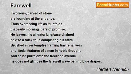 Herbert Nehrlich - Farewell