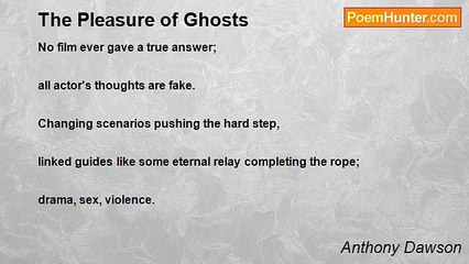 Anthony Dawson - The Pleasure of Ghosts