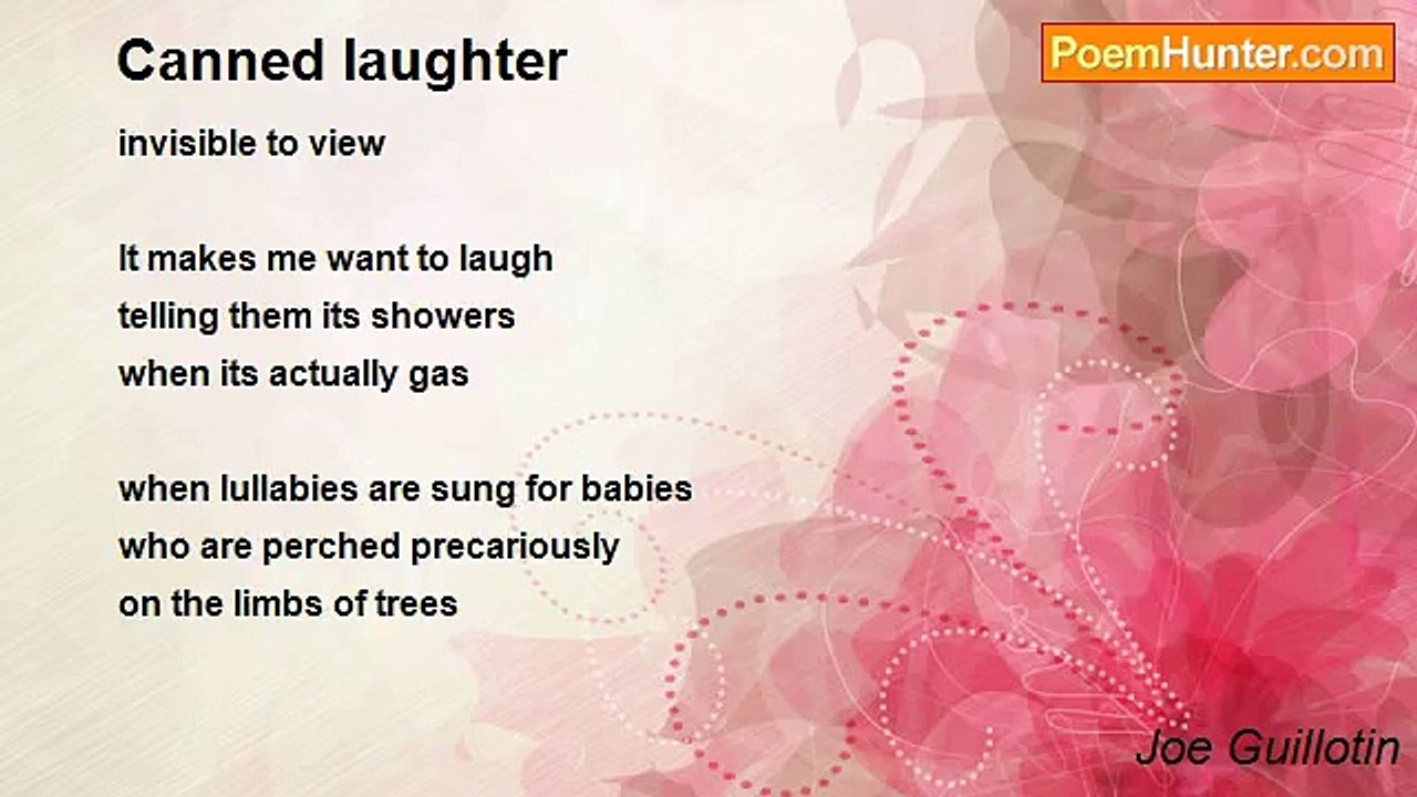 Joe Guillotin - Canned laughter