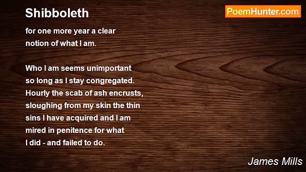 James Mills - Shibboleth