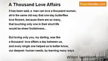 Willem VanVoorthuysen - A Thousand Love Affairs