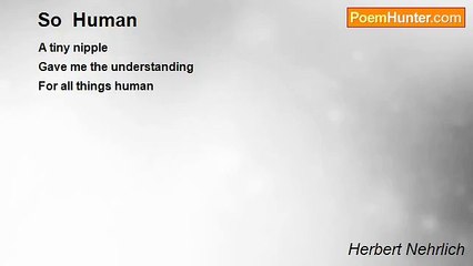 Herbert Nehrlich - So  Human