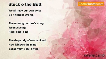 kwane Lamb - Stuck o the Butt