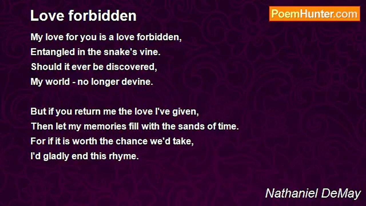 Nathaniel DeMay - Love forbidden