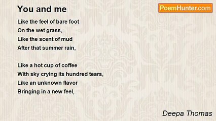 Deepa Thomas - You and me