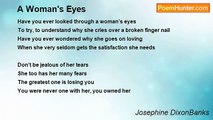 Josephine DixonBanks - A Woman's Eyes