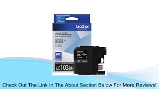 Brother Printer LC103BK High Yield Ink Cartridge, Black Review