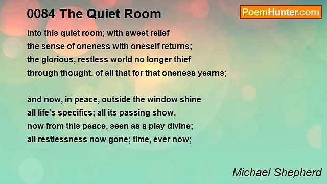 Michael Shepherd - 0084 The Quiet Room