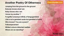 Nyein Way - Another Poetry Of Otherness