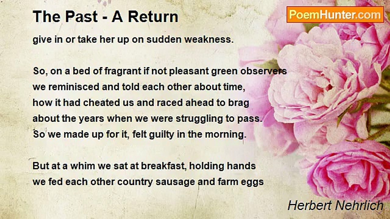 Herbert Nehrlich - The Past - A Return
