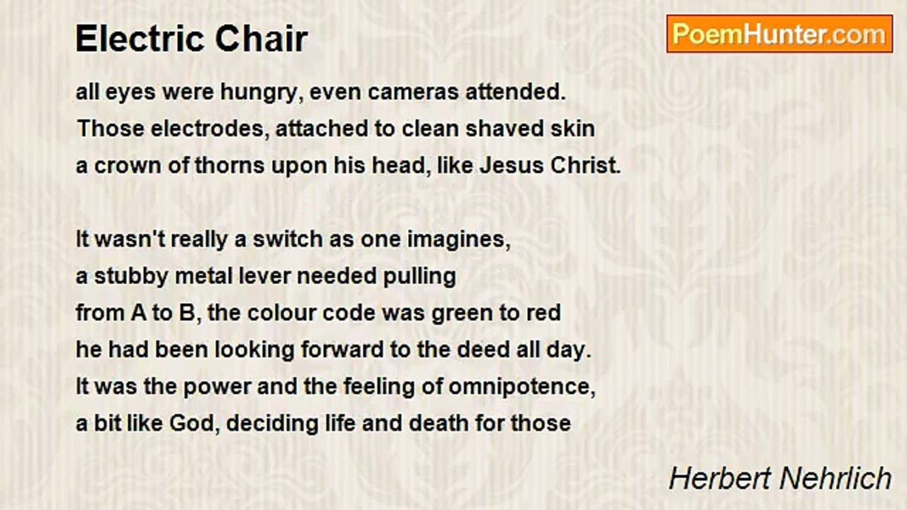 Herbert Nehrlich - Electric Chair
