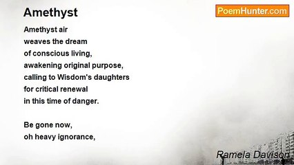 Pamela Davison - Amethyst