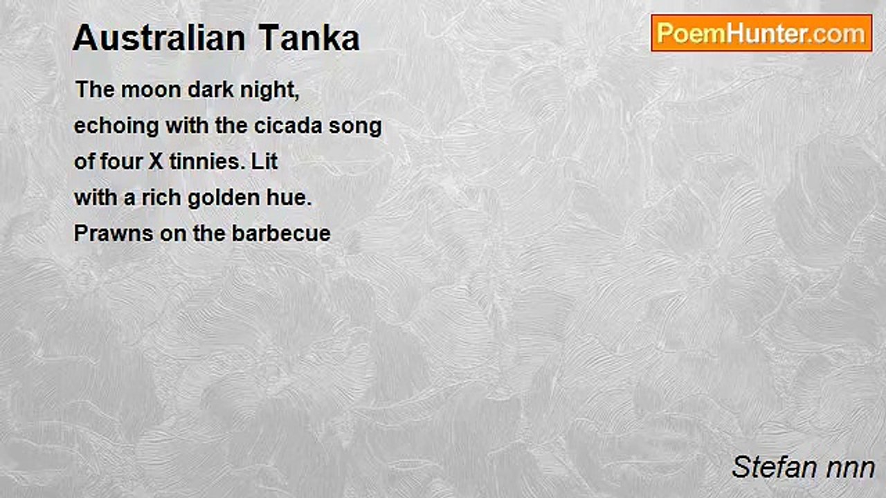 Stefan nnn - Australian Tanka