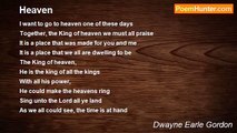 Dwayne Earle Gordon - Heaven
