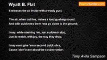 Tony Avila Sampson - Wyatt B. Flat