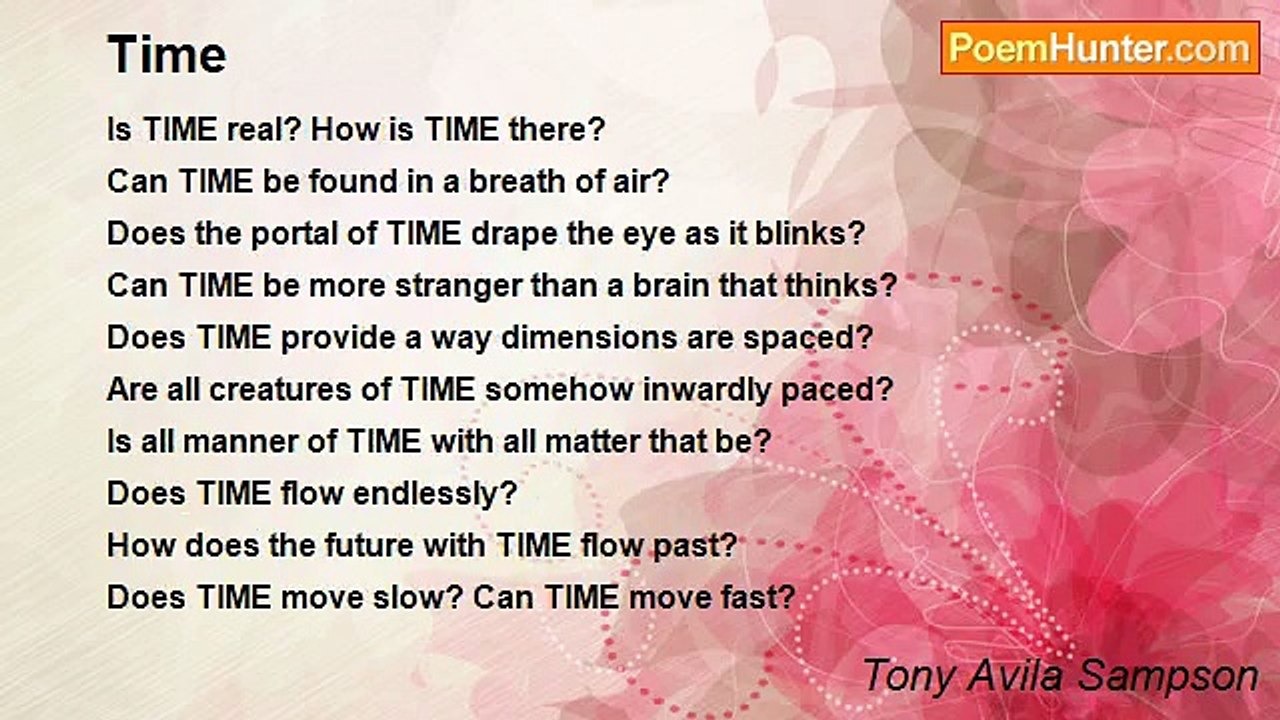 Tony Avila Sampson - Time