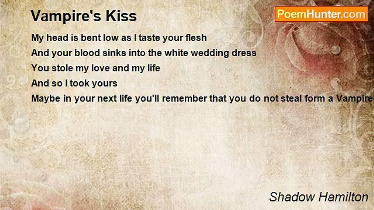 Shadow Hamilton - Vampire's Kiss
