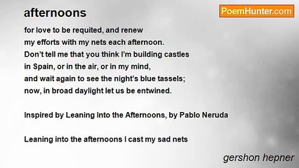 gershon hepner - afternoons