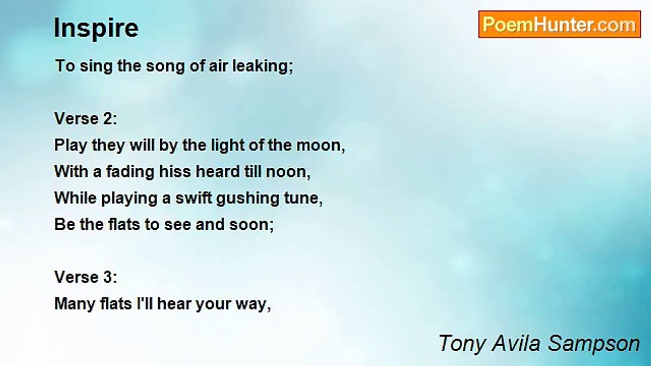 Tony Avila Sampson - Inspire
