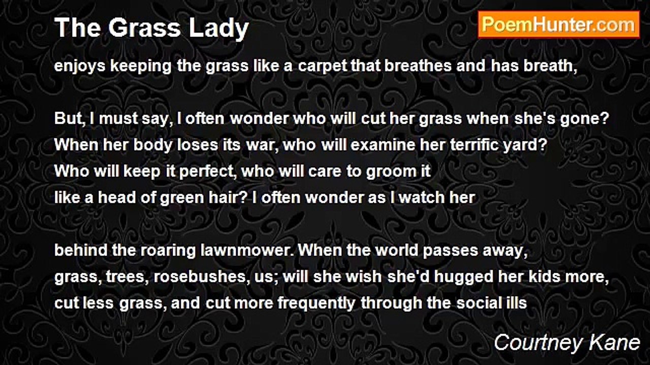 Courtney Kane - The Grass Lady