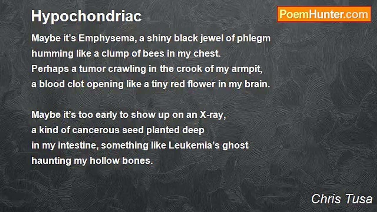 Chris Tusa - Hypochondriac