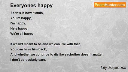 Lily Espinosa - Everyones happy