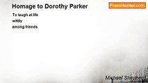 Michael Shepherd - Homage to Dorothy Parker