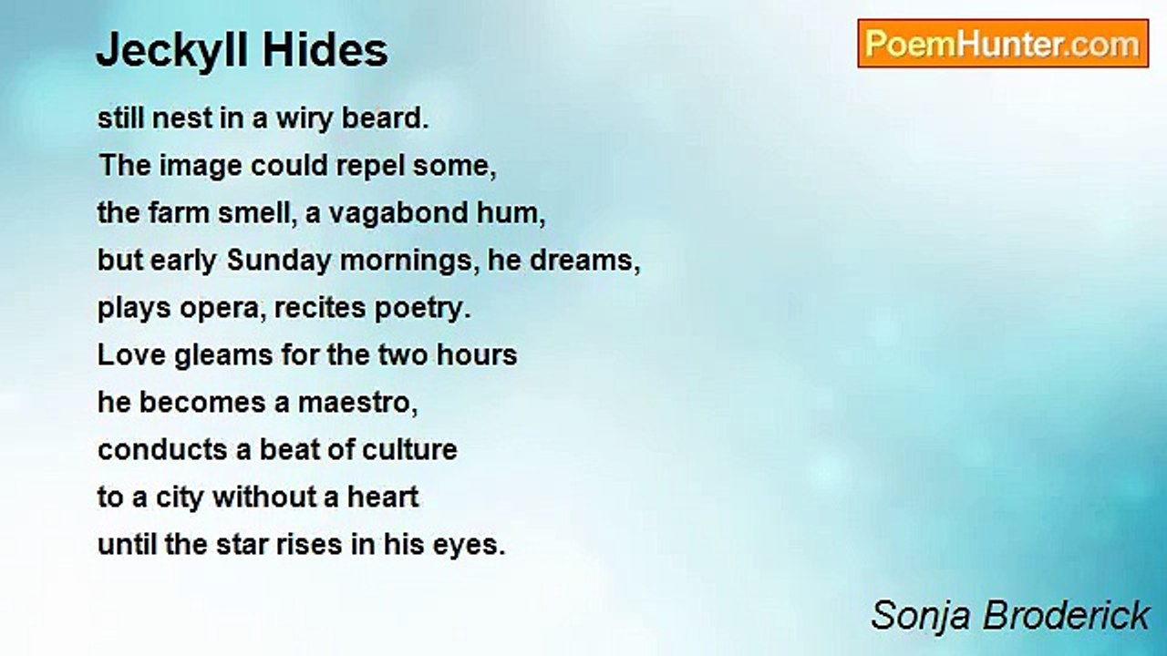 Sonja Broderick - Jeckyll Hides