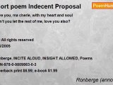 Ronberge (anno primo) - short poem Indecent Proposal