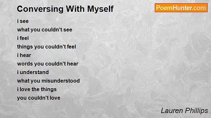 Lauren Phillips - Conversing With Myself