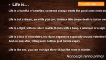 Ronberge (anno primo) - -  Life is…