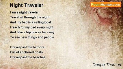 Deepa Thomas - Night Traveler