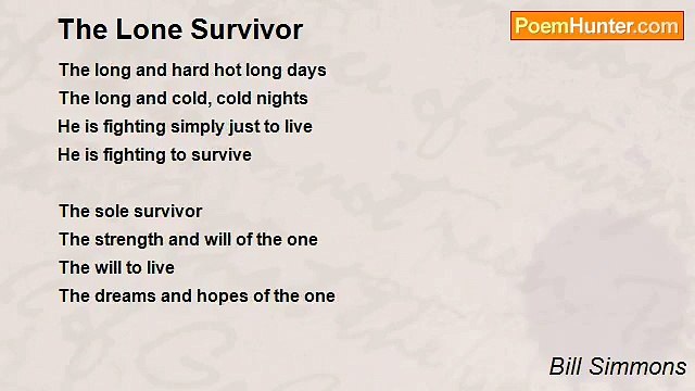 Bill Simmons - The Lone Survivor