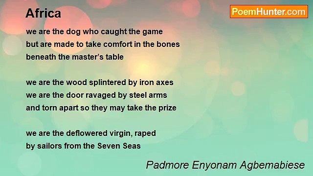 Padmore Enyonam Agbemabiese - Africa