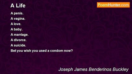 Joseph James Benderinos Buckley - A Life