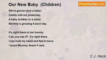 C.J. Heck - Our New Baby  (Children)