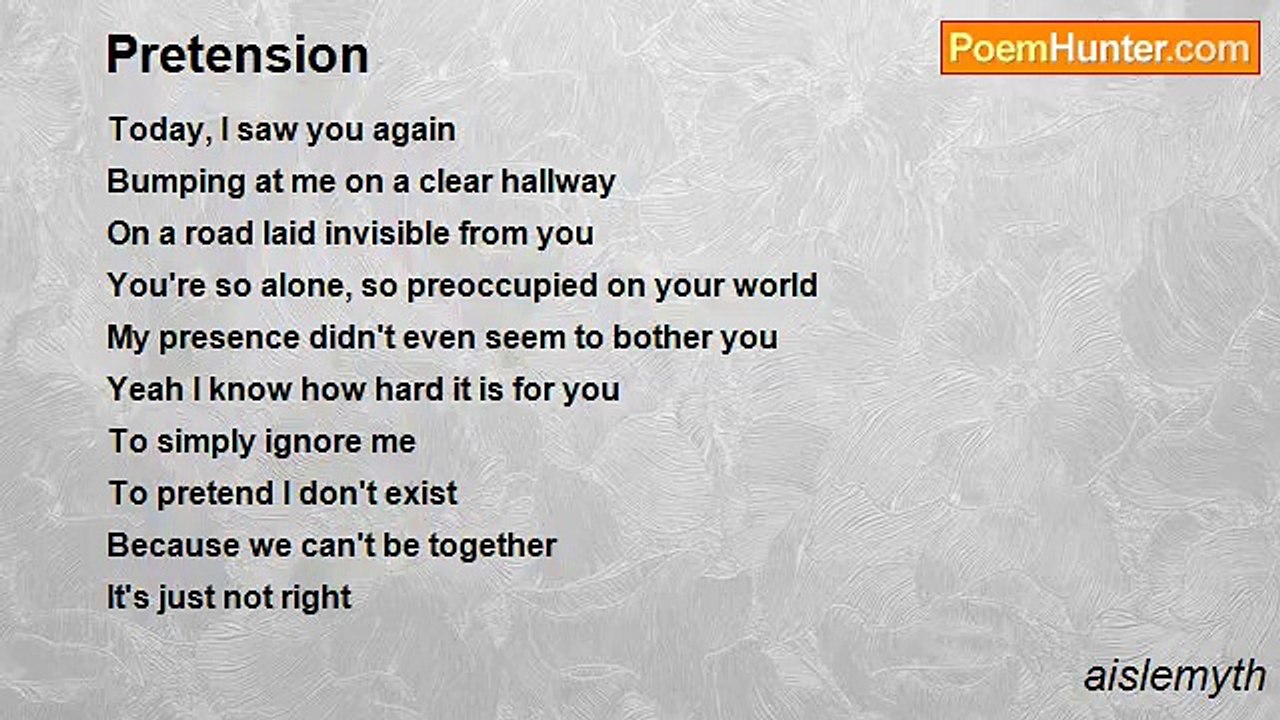 aislemyth - Pretension