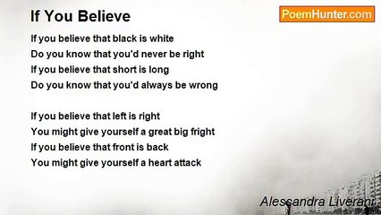 Alessandra Liverani - If You Believe