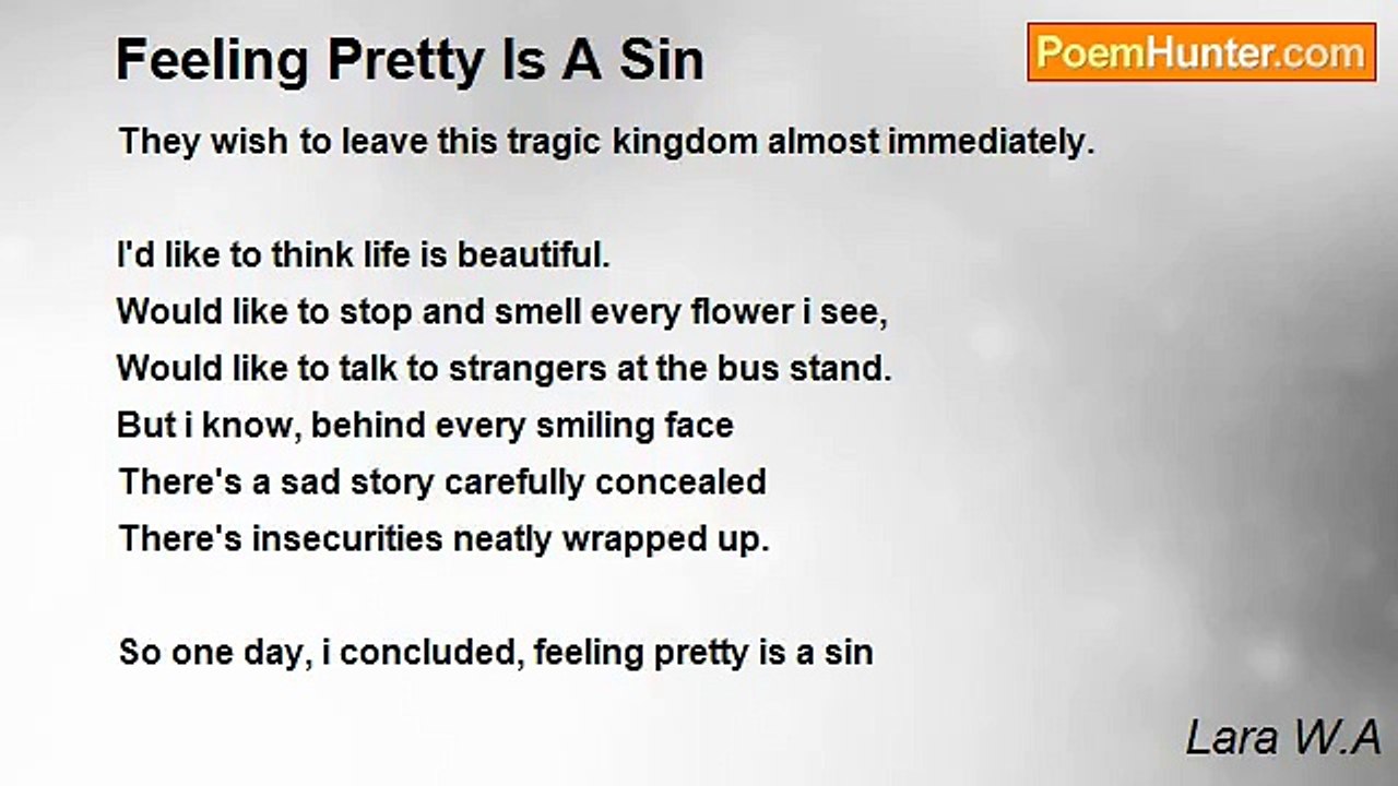 Lara W.A - Feeling Pretty Is A Sin