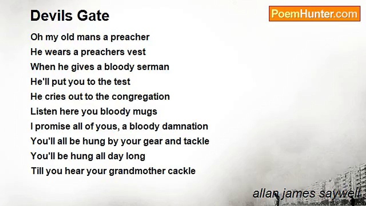 allan james saywell - Devils Gate