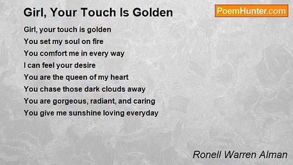 Ronell Warren Alman - Girl, Your Touch Is Golden