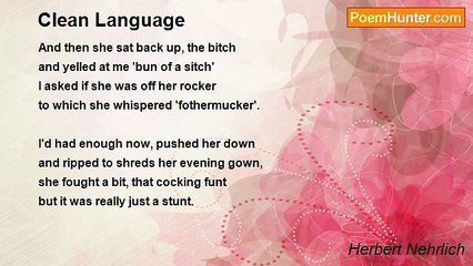 Herbert Nehrlich - Clean Language