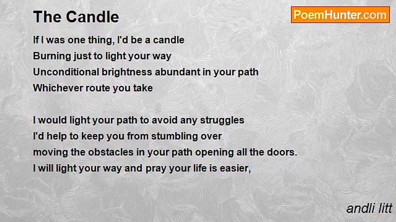 andli litt - The Candle