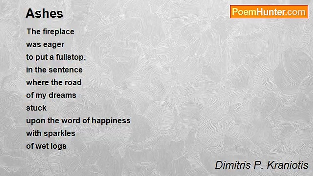 Dimitris P. Kraniotis - Ashes